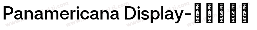 Panamericana Display字体转换